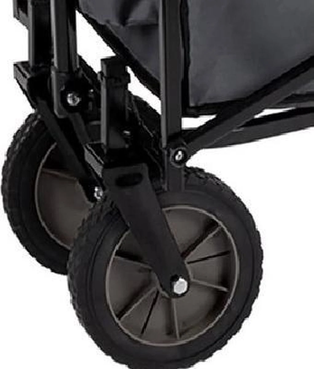 Hoogwaardige Bolderkar Opvouwbaar - Antraciet - Kinderen - Baby - Opslagkar - Bolderwagen - Tuinkar - Bolderkarren 10 Hoogwaardige Bolderkar Opvouwbaar - Antraciet - Kinderen - Baby - Opslagkar - Bolderwagen - Tuinkar - Bolderkarren - Afbeelding 10