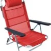 Bo-Camp Beach Chair - Monaco - Aluminium - Rood