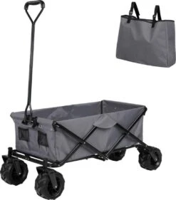 TecTake - Opvouwbare Bolderkar Heidrun Grijs