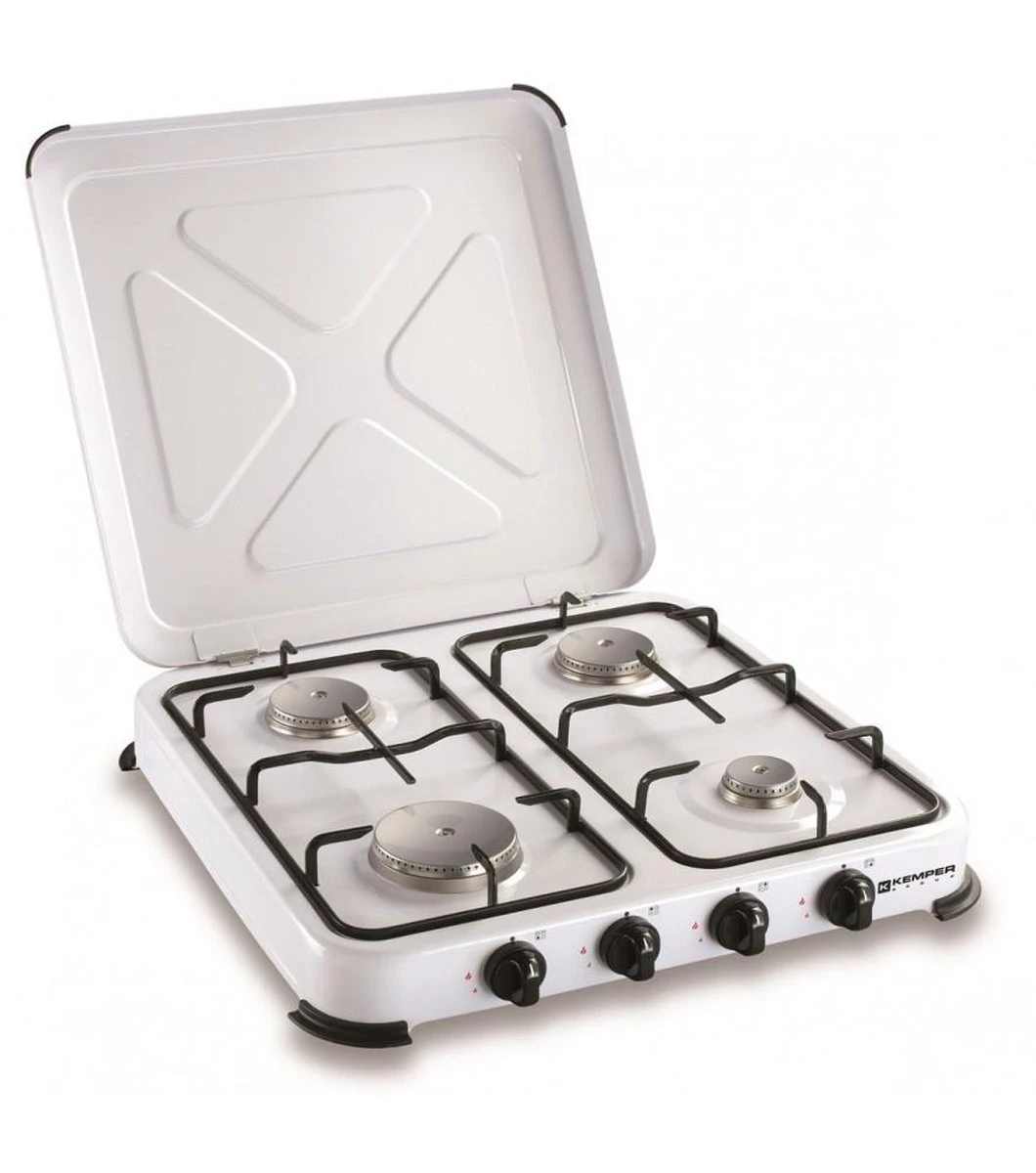 Kemper Gas Kooktoestel - Campingkooktoestel - Set Met 4 Branders - Gas - 4650W 8 Kemper Gas Kooktoestel - Campingkooktoestel - Set Met 4 Branders - Gas - 4650W - Afbeelding 8