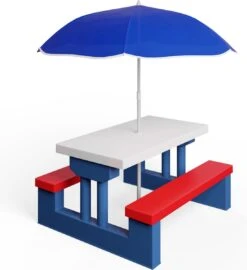 Merkloos Kinder Picknicktafel Met Parasol - Blauw 17 Merkloos Kinder Picknicktafel Met Parasol - Blauw -Buitenkampeer Winkel 1097x1200 1