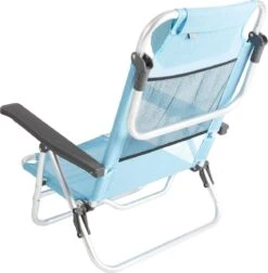 Bo-Camp Beach Chair - Monaco - Aluminium - Blauw -Buitenkampeer Winkel 1176x1200