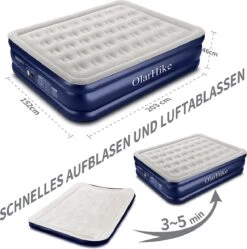 OlarHike Queen Size Luchtmatras Met Geïntegreerde Elektrische Pomp, Zelfopblazend Luchtbed, Voor 2 Personen, Premium Gastenbed, Opblaasbaar Matras Voor Camping Of Thuisgebruik, 203 X 152 X 46 Cm -Buitenkampeer Winkel 1192x1200 6