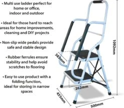 Aidapt Opstapkruk Met Leuning - 2 Treden 10 Aidapt Opstapkruk Met Leuning - 2 Treden -Buitenkampeer Winkel 1200x1047 2