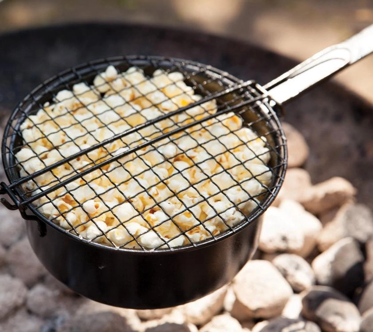 Esschert Design - Popcornpan - Kampvuur 2 Esschert Design - Popcornpan - Kampvuur - Afbeelding 2