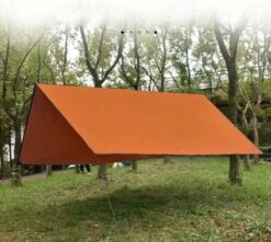 Merkloos TDR - Outdoor Draagbaar Zonnescherm Met Opbergtas - Waterdicht-SPF - Tarps Voor Kamperen300 * 300cm - 3-4Personen - Orange -Buitenkampeer Winkel 1200x1074 7
