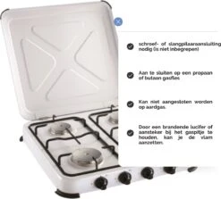 Kemper Gas Kooktoestel - Campingkooktoestel - Set Met 4 Branders - Gas - 4650W 10 Kemper Gas Kooktoestel - Campingkooktoestel - Set Met 4 Branders - Gas - 4650W -Buitenkampeer Winkel 1200x1084 2