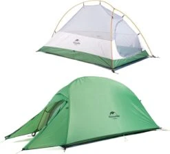 Cloud Up 1 Upgraded - Naturehike® - 1 Persoons Tent - Lichtgewicht Tent - Incl. Grondzeil - 210T 3000mm - Outdoor - Waterdicht - Hiking & Wandelen -Buitenkampeer Winkel 1200x1088 1