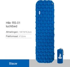 Hikr® Luchtbed - Slaapmat - Opblaasbaar Matras - Lichtgewicht - Outdoor - Camping - Hiking & Wandelen -Buitenkampeer Winkel 1200x1138 3