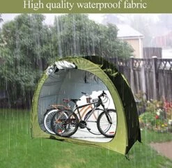 Merkloos Fietstent, Beschermhoes Fietsenschuur, Tent Voor Camping In De Open Lucht-groen 200*80*165CM