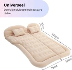 Opblaasbaar Auto Matras - Auto Luchtbed Grijs - Achterbank En Achterbak - Tweepersoons 3-in-1 Universeel Automatras - Inclusief Elektrische Pomp En Accessoires - Kampeer Luchtbed Voor Reizen -Buitenkampeer Winkel 1200x1180 12