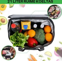 Brisby 4 Laags Geïsoleerde Koeltas - Boodschappentas 21 Liter - Bloemetjes 12 Brisby 4 Laags Geïsoleerde Koeltas - Boodschappentas 21 Liter - Bloemetjes -Buitenkampeer Winkel 1200x1180 4