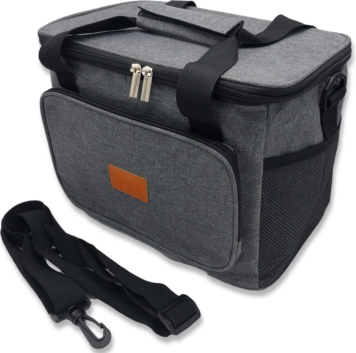 GOAT Outdoor 4 Laags Geïsoleerde Koeltas - Lunchtas 15 Liter - Grijs - Excl. Koelelementen 1 GOAT Outdoor 4 Laags Geïsoleerde Koeltas - Lunchtas 15 Liter - Grijs - Excl. Koelelementen