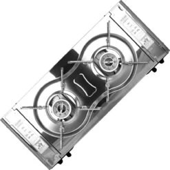 SMH LINE® Dubbele Camping Kooktoestel - 2 Pits - Draagbaar Gasfornuis - 2x 2500W -Buitenkampeer Winkel 1200x1193 8