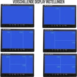 Strex Achteruitrijcamera Set Bedraad Met 4 Camera's (tegelijk Bekijken) - 9" Scherm - 18LED Nachtzicht 15m - IP67 Waterdicht - Achteruitrij Camera -Buitenkampeer Winkel 1200x1194 1
