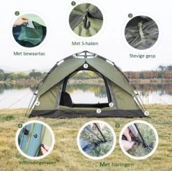 Sens Design Pop Up Tent - Tent - 2-3 Personen 11 Sens Design Pop Up Tent - Tent - 2-3 Personen -Buitenkampeer Winkel 1200x1197 5