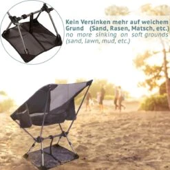 Smartpeas Campingstoel Van Stevig 600D Polyester En Aluminium - Lichtgewicht En Opvouwbaar - Camping Gadget Inclusief Zijzakken +Plus: Strandmat & Draagtas -Buitenkampeer Winkel 1200x1198 1