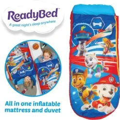 Paw Patrol Junior ReadyBed-2 In 1 Kids Sleeping Inflatable Air Bed In A Bag With A Pump, Polyester, Single 12 Paw Patrol Junior ReadyBed-2 In 1 Kids Sleeping Inflatable Air Bed In A Bag With A Pump, Polyester, Single -Buitenkampeer Winkel 1200x1199 3