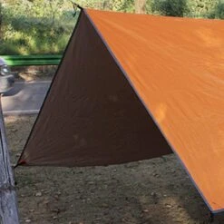 Merkloos TDR - Outdoor Draagbaar Zonnescherm Met Opbergtas - Waterdicht-SPF - Tarps Voor Kamperen300 * 300cm - 3-4Personen - Orange -Buitenkampeer Winkel 1200x1200 1047