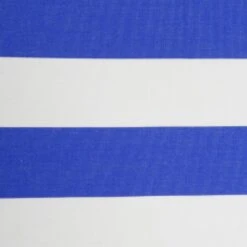 Sunline TOPPER!! Strand Windscherm Kobalt Blauw - Wit - 5 Meter Sterk Dralon Met 2 Delige Stokken 180 Cm -Doekhoogte 140 Cm -Buitenkampeer Winkel 1200x1200 1048