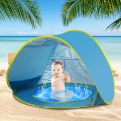 Seidon Strandtent Baby - Pop Up Tent - UV Bescherming - Baby En Kind - Waterdicht - Zwembadje - UV Bescherming -Buitenkampeer Winkel 1200x1200 1051