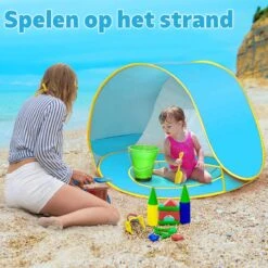 Seidon Strandtent Baby - Pop Up Tent - UV Bescherming - Baby En Kind - Waterdicht - Zwembadje - UV Bescherming -Buitenkampeer Winkel 1200x1200 1053