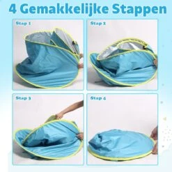Seidon Strandtent Baby - Pop Up Tent - UV Bescherming - Baby En Kind - Waterdicht - Zwembadje - UV Bescherming -Buitenkampeer Winkel 1200x1200 1054