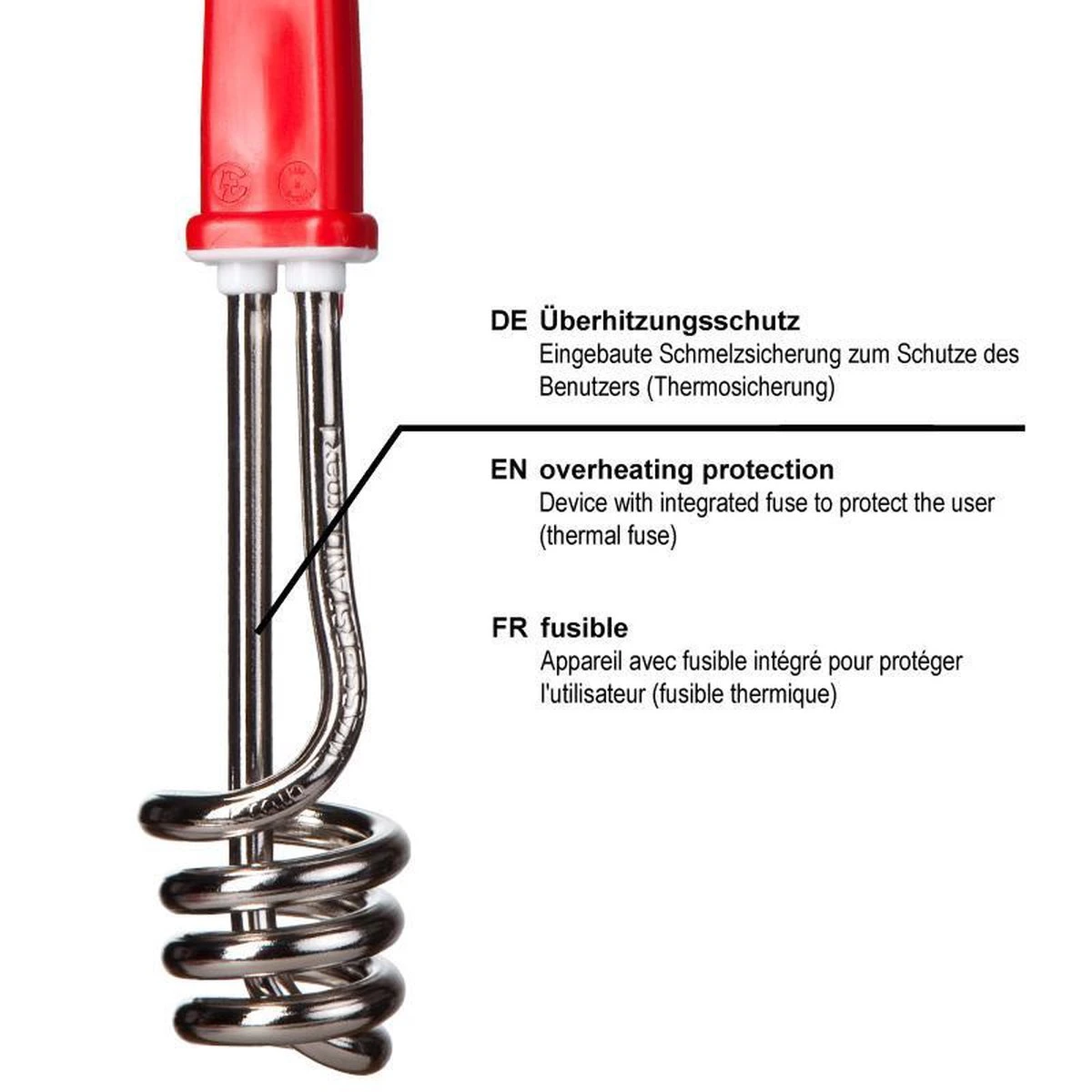 Amigo Reisdompelaar / Waterkoker 3 Amigo Reisdompelaar / Waterkoker - Afbeelding 3