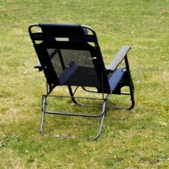 Ligstoel 155x60cm - Opvouwbaar Campingstoel Ligbed Strandstoel Tuinstoel Vouwligstoel Blauw -Buitenkampeer Winkel 1200x1200 117