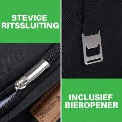 Packaway 4 Laags Geïsoleerde Koeltas - Lunchtas 40 Liter - Zwart -Buitenkampeer Winkel 1200x1200 310