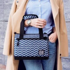 Brisby 4 Laags Geïsoleerde Koeltas - Lunchtas 10 Liter - Zigzag Blauw -Buitenkampeer Winkel 1200x1200 311