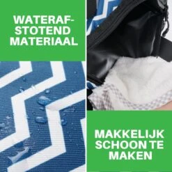 Brisby 4 Laags Geïsoleerde Koeltas - Lunchtas 10 Liter - Zigzag Blauw -Buitenkampeer Winkel 1200x1200 312