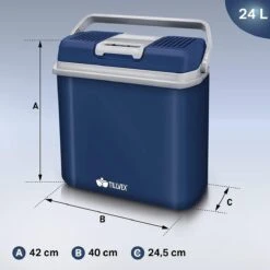 Tillvex- Koelbox, Coolbox, 24 Liter, Blauw -Buitenkampeer Winkel 1200x1200 397