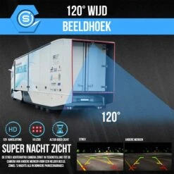 Strex Achteruitrijcamera Set Draadloos - 7" Scherm - 18LED Nachtzicht 15m - IP67 Waterdicht - Achteruitrij Camera - Geschikt Voor Auto/ Camper / Caravan / Vrachtwagen / Landbouw / Boot / Tractor -Buitenkampeer Winkel 1200x1200 441