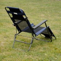 Ligstoel 180x60cm - Opvouwbaar Campingstoel Ligbed Strandstoel Tuinstoel Vouwligstoel Blauw -Buitenkampeer Winkel 1200x1200 50