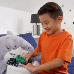 Mediashop Happy Nappers Kinderslaapzak - 2-in-1 Zachte Knuffel En Zomerslaapzak - Roze Eenhoorn Motief Voor Kinderen Van 3 Tot 6 Jaar -Buitenkampeer Winkel 1200x1200 529