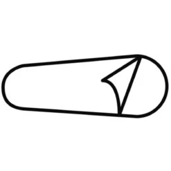 Travelsafe Cotton Inlet Mummy Slaapzak - Wit -Buitenkampeer Winkel 1200x1200 558