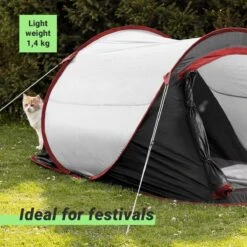 JEMIDI Tweepersoons Pop-up Tent - Opgooitent, Werptent Voor 2 Personen - Ideaal Als Festivaltent Of Kampeertent - Verschillende Kleuren -Buitenkampeer Winkel 1200x1200 689