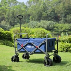 AREBOS Handkar | Transportwagen | Apparatuurwagen | Opvouwbaar | Blauw -Buitenkampeer Winkel 1200x1200 856