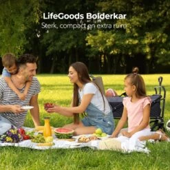 LifeGoods Bolderkar - Opvouwbaar - Tot 120KG - 103L - Extra Draagtas En Duwstang - Wasbaar Polyester - 98x45cm - Zwart/Grijs 19 LifeGoods Bolderkar - Opvouwbaar - Tot 120KG - 103L - Extra Draagtas En Duwstang - Wasbaar Polyester - 98x45cm - Zwart/Grijs -Buitenkampeer Winkel 1200x1200 867