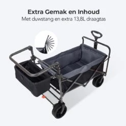 LifeGoods Bolderkar - Opvouwbaar - Tot 120KG - 103L - Extra Draagtas En Duwstang - Wasbaar Polyester - 98x45cm - Zwart/Grijs 21 LifeGoods Bolderkar - Opvouwbaar - Tot 120KG - 103L - Extra Draagtas En Duwstang - Wasbaar Polyester - 98x45cm - Zwart/Grijs -Buitenkampeer Winkel 1200x1200 869