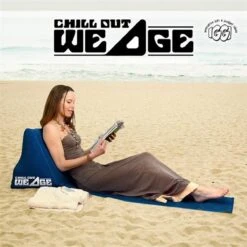 CKB LTD - Chill Out - Luchtbed - Campingstoel - Wedge Opblaasbare Ligstoel - Blauw Strandstoel 1 Persoons Volwassen Luchtbedden Kampeerstoel Vouwstoel Stoel Slaapmatje Slaapmatten Opvouwbaar Volwassenen Tuinstoel Opblaasstoel Kampeerstoelen Lucht -Buitenkampeer Winkel 1200x1200 90