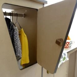 Camper Keuken MDF - Linkerkant EU - Inclusief Kledingstang + Wijnrek - Onbewerkt - Inbouw Kasten Inrichting Kampeerauto Caravan -Buitenkampeer Winkel 1200x1200 94