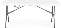 Inklapbare Tafel - Opklaptafel - 180x70x73,5 Cm - Wit -Buitenkampeer Winkel 1200x543
