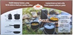 ESSCHERT DESIGN Pannenset Kampvuur - 4 Delig - Outdoor - Metaal -Buitenkampeer Winkel 1200x581 9