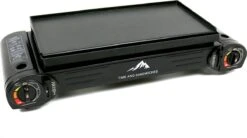 T&S - Draagbaar Dubbel Gasvuur Met Grillplaat En Transportkist - Camping Kooktoestel - Kookstel - Bakplaat - Gasfornuis - 2 Pits - Elektrische Ontsteking - Kookvuur - Kampeer Vuur -Buitenkampeer Winkel 1200x670 3