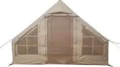 Opblaasbare Vier Persoons Tent Beige 300x200x210 Cm -Buitenkampeer Winkel 1200x676