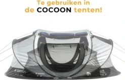 Deryan Luxe Pop-up Reisklamboe - Lichtgewicht 2 Persoons Klamboe – Geimpregneerd - Slaapcompartiment Voor Tent - Binnentent -Buitenkampeer Winkel 1200x779