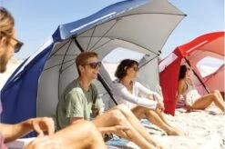 Sport-Brella - Premiere Strandtent - Windscherm - Tochtscherm - Tochtscherm - Stormparaplu - Zonnescherml - Blauw -Buitenkampeer Winkel 1200x795 5