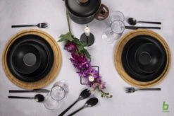 Bo-Camp Industrial - Servies - Orville - Campingbord - 16-delig - Mat Zwart -Buitenkampeer Winkel 1200x799 46